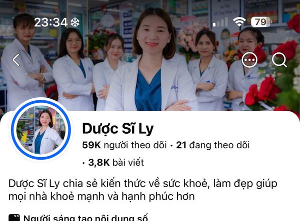 Học viên Dược Sĩ Ly — kênh 59K follower