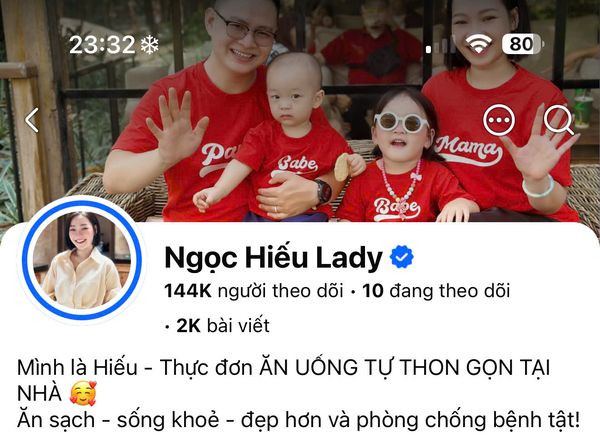 Học viên Ngọc Hiếu Lady — kênh 144K follower